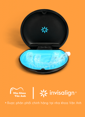 Hộp khay niềng răng trong suốt Invisalign tại Nha khoa Vân Anh